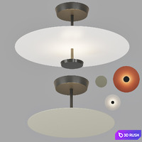 Flat Ceiling Lamp by vibia