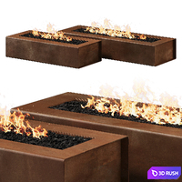 Robata Corten Firepit by Paloform