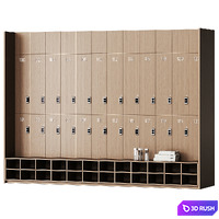 Locker rooms in the gym 1