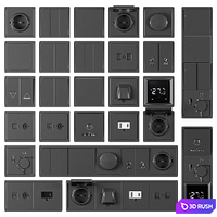 R98 black Sockets and Switches