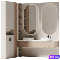 Bathroom furniture set 04