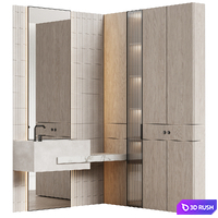 Bathroom furniture 19 modular in a modern minimalist style