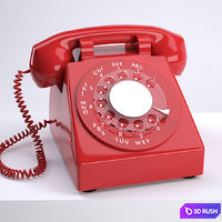 Old red phone