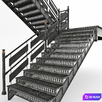 Cast-iron staircase