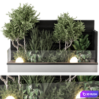 Backyard and Landscape Set Bush and Tree - Set 1139