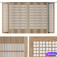 Sliding partition Japandi
