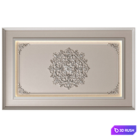 Illuminated ceiling in classic style 004