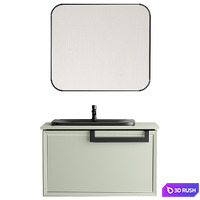 Cabinet with sink Belinza Enrika 85 green
