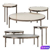 Tape Outdoor small tables by Minotti