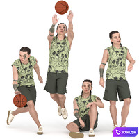 Street Boy With Sport Wear 04 Poses
