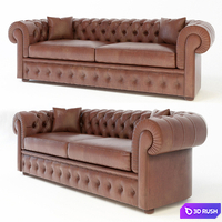 Sofa Chesterfield, factory Mantellassi 1926