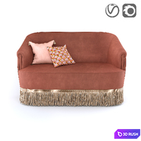Vintage velvet sofa, Ramona