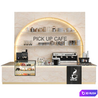 Coffee dot with marble. Cafe
