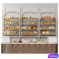 Large bakery with pastries and desserts