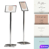 Floor information stand A4 BRAUBERG Extra