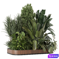 Outdoor Garden Set Bush and Tree 2615