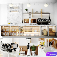 Coffee shop, cafe, coffee machine La Marzocco
