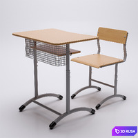 Chair and student's desk "Extra"