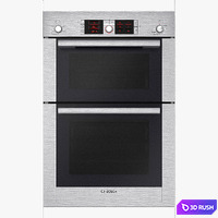 Built-in double multi-function oven HBM56B551B brushed steel Serie 6