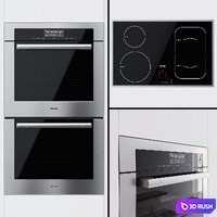 Miele - dual universal oven H 6780 BP2 and cooking surface KM 6347