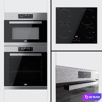 Beko - oven BIM32400, compact oven BQW12400 and hob HII64400AT