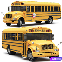 School Bus Blue Bird