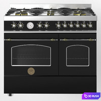 Gas stove Heritage-her100-6-mfe-d-bertazzoni