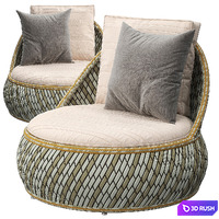 Dala lounge chair by Dedon