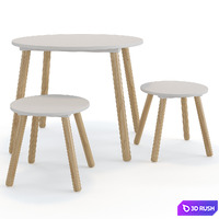 Jimi children's table and stool