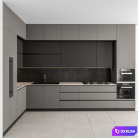 Kitchen Modern - Gray and Black 46