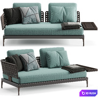 Minotti Patio Sofa with Top
