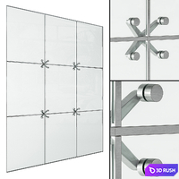 Spider Glazing Window Modern - Windows Set 04