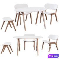 Ellipse table and chair Classic