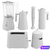 Set of kitchen appliances Alessi Plisse