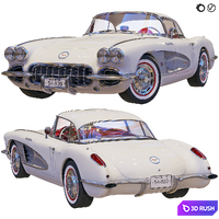 Chevrolet Corvette Coupe 1960 with a roof