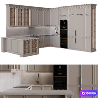 Neoclassical style kitchen 55
