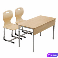 Chairs and double student desk Erudite FM-Imperial