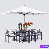 Indio Metal Dining Set