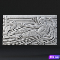 Art Deco Bas Relief