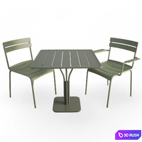 Luxembourg Metallic Table and Chairs
