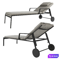 Kettal Park Life Deckchair 11600 pillows
