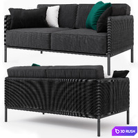 Encore Modern Garden 2-seater sofa