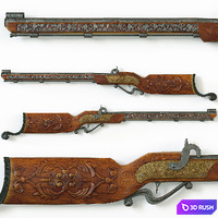Vintage decorative shotgun