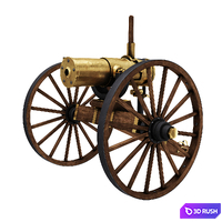 Antique Bronze Gun
