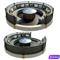 Terrace for outside alcove