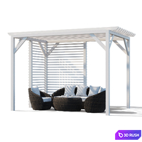 Pergola with garden furniture Avela