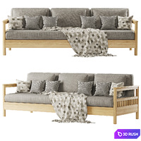 Tribeca outdoor three-seater sofa