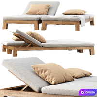 GIJS Sun lounger by Piet Boon