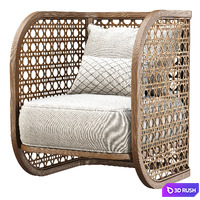 Rimma rattan restaurant chair / Rattan dining chair