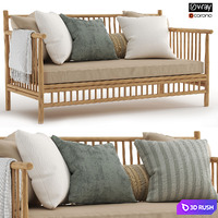 Exotan Bamboo Loungeset-garden bench-01